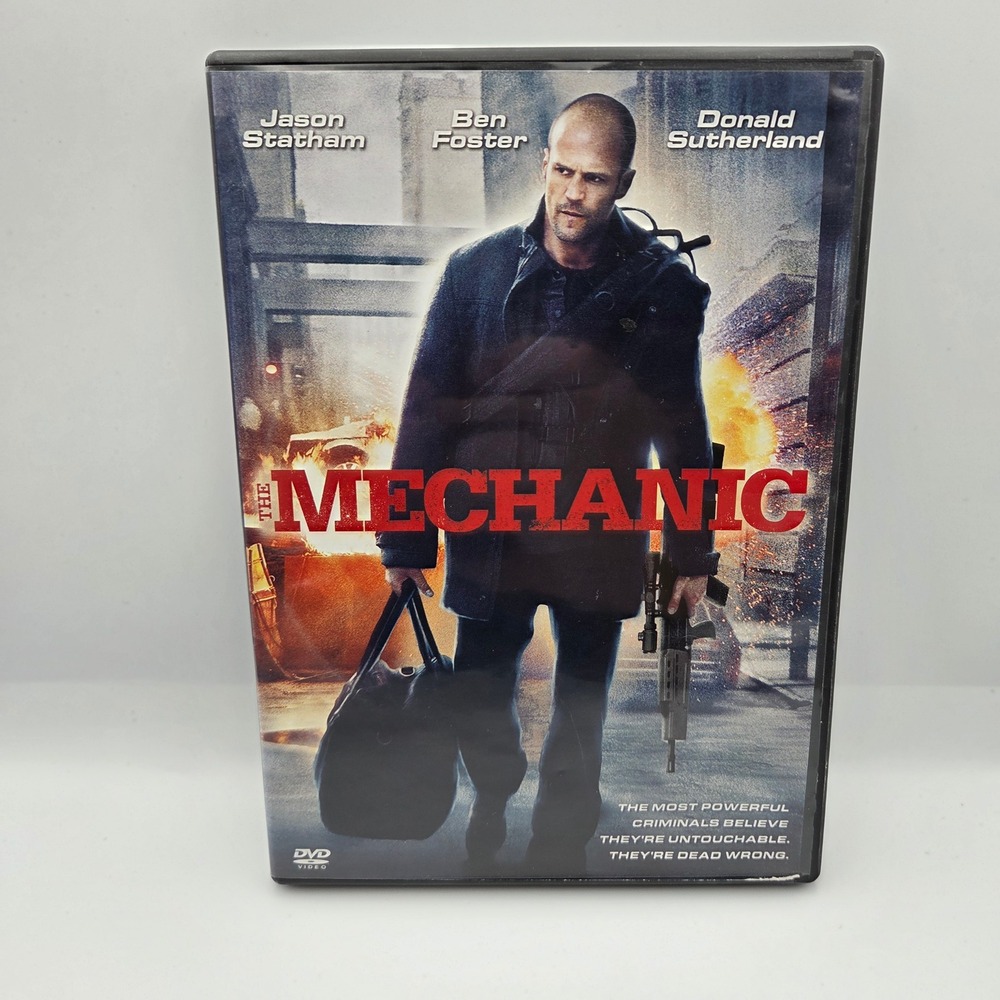 The Mechanic DVD Jason Statham Ben Foster Action Movie Widescreen 2011 Rated R